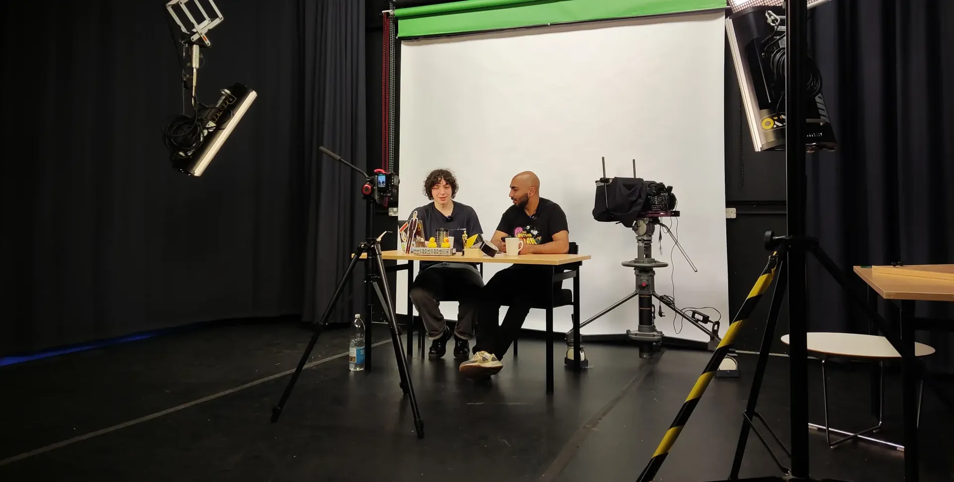 CampusTV crew running a live multi-camera production